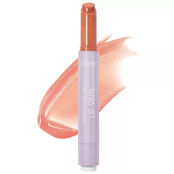 Tarte Maracuja Juicy Lip Vinyl Shimmerglass - Shimmering Coconut - Buff Sparkle - Picture 3 of 12